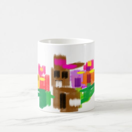 Spring Rabbit Koffiemok (Center)