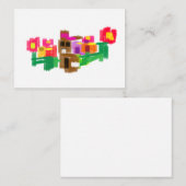 Spring Rabbit Notitiekaartje (Voorkant / Achterkant)