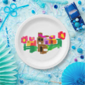 Spring Rabbit Papieren Bordje (Feest)