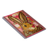 Spring Rabbit Photo Notebook Notitieboek (Rechterzijde)