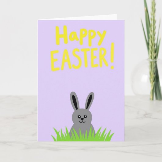 Spring Rabbit Season Greeting Card Kaart (Voorkant)