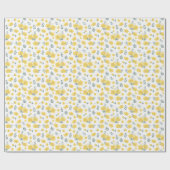 Spring Radiance: Yellow Poppy Flower  Cadeaupapier (Vlak)