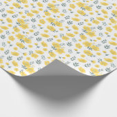 Spring Radiance: Yellow Poppy Flower  Cadeaupapier (Hoek)