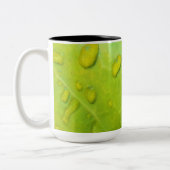 Spring Rain Abstract Tweekleurige Koffiemok (Links)