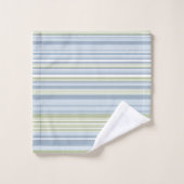 Spring Rain and Tropical Blue Stripes Bad Handdoek (Wasdoekje)