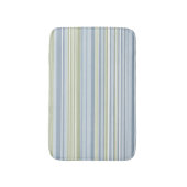Spring Rain and Tropical Blue Stripes Badmat (Voorkant Verticaal)