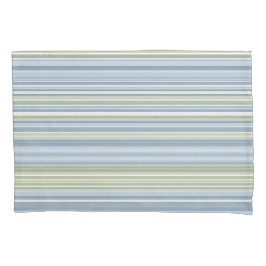 Spring Rain and Tropical Blue Stripes Kussensloop