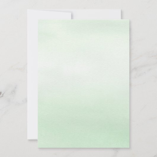 Spring Rain Bridal Shower Uitnodiging (Achterkant)