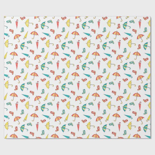 Spring Rain I Cadeaupapier (Vlak)