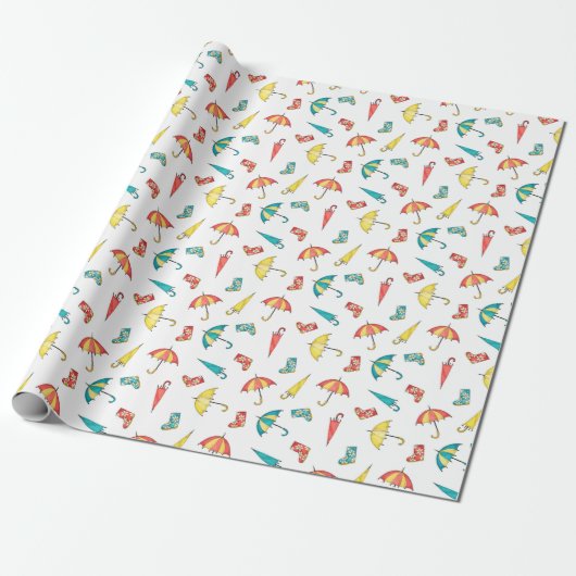 Spring Rain I Cadeaupapier (Uitgerold)