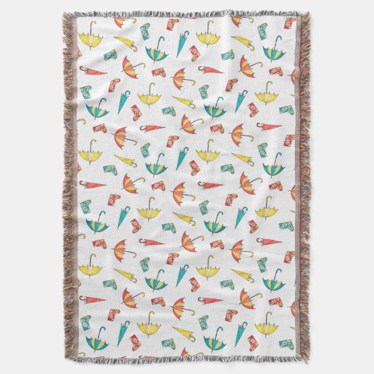 Spring Rain I Deken (Voorkant Verticaal)