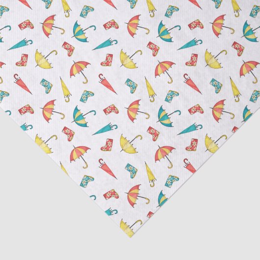 Spring Rain I Tissuepapier (Detail)