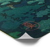 Spring Rain, Matsushima Japanse waterscape Art Poster (Hoek)