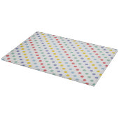 Spring Rainbow Polka Dot Pattern Snijplank (Hoek)