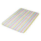 Spring Rainbow Striped Bath Mat (Gekanteld)