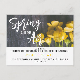 Spring Real Estate Marketing Briefkaart Aangepas
