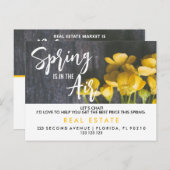 Spring Real Estate Marketing Briefkaart | Aangepas (Voorkant / Achterkant)