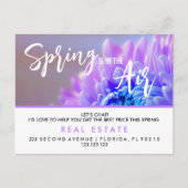 Spring Real Estate Marketing Briefkaart | Aangepas (Voorkant)