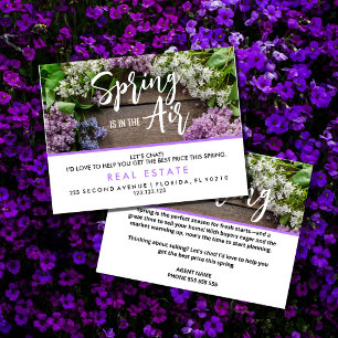Spring Real Estate Marketing Briefkaart   Aangepas