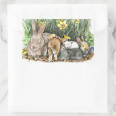 SPRING RECHTHOEKIGE STICKER (Tas)