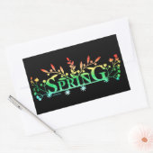 SPRING RECHTHOEKIGE STICKER (Envelop)