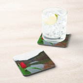 Spring Red Tulip at Lake Arrowhead Drankjes Onderzetter (Rechterzijde)