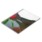 Spring Red Tulip at Lake Arrowhead Notitieboek (Linkerzijde)