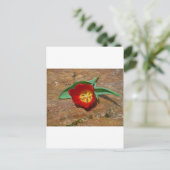Spring Red Tulip Briefkaart (Staand voorkant)