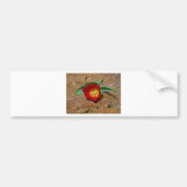 Spring Red Tulip Bumpersticker (Voorkant)