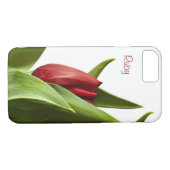 Spring Red Tulip foto - Sjabloon tekst Case-Mate iPhone Case (Achterkant (Horizontaal))