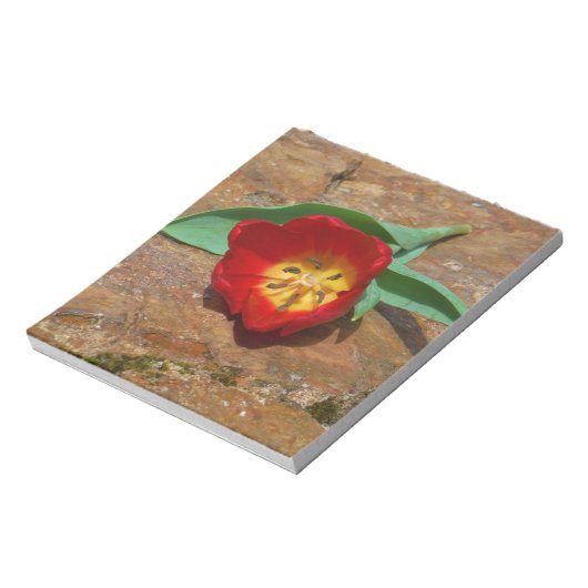 Spring Red Tulip Notitieblok (Linkerzijde)