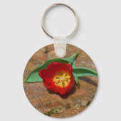 Spring Red Tulip Sleutelhanger (Voorkant)