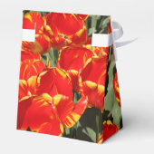 Spring Red Tulips Favor Box Bedankdoosjes (Achterkant)