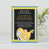 Spring Renewal Pedi Mani Gezichtsmassage Bird Kaart (Staand voorkant)