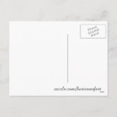 Spring Revival Abstract Easter Art Briefkaart (Achterkant)