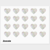Spring Rhapsody Heart Stickers (Vel)