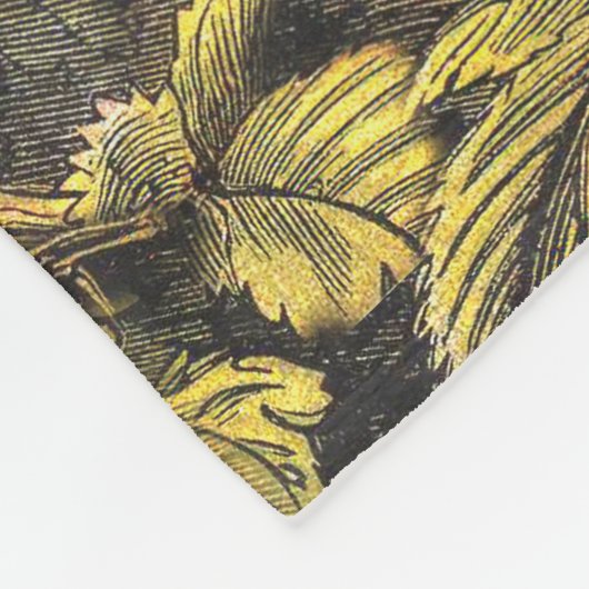 Spring Robin Birds Red Birding Fleece Deken (Hoek)