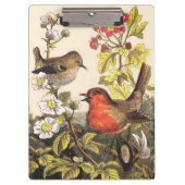 Spring Robin Birds Red Birding Klembord (Voorkant)