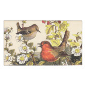 Spring Robin Birds Red Birding Naambadge (Voorkant)