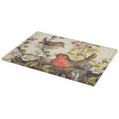 Spring Robin Birds Red Birding Snijplank (Hoek)