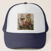 Spring Robin Birds Red Birding Trucker Pet (Voorkant)