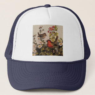 Spring Robin Birds Red Birding Trucker Pet