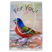 Spring Robin Medium Cadeauzakje (Achterkant)