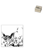 Spring Robin Rubberstempel (Gestempeld)