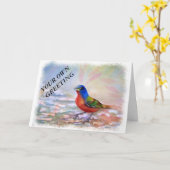 SPRING ROBIN  WENSKAART KAART (Gele Bloem)
