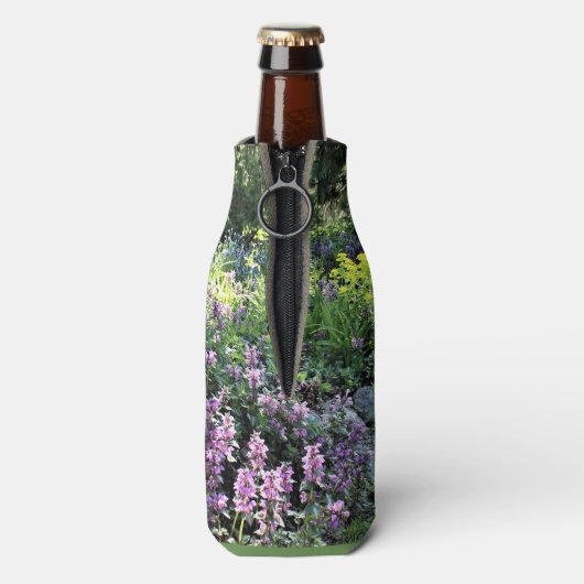 Spring Rock Garden, Lamium Spurge Flesjeskoeler (Fles Achterkant)