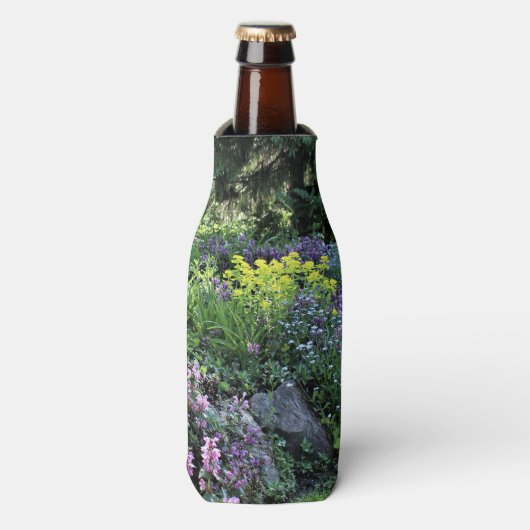 Spring Rock Garden, Lamium Spurge Flesjeskoeler (Fles Voorkant)