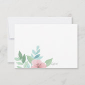 Spring Romance Notecard Kaart (Achterkant)