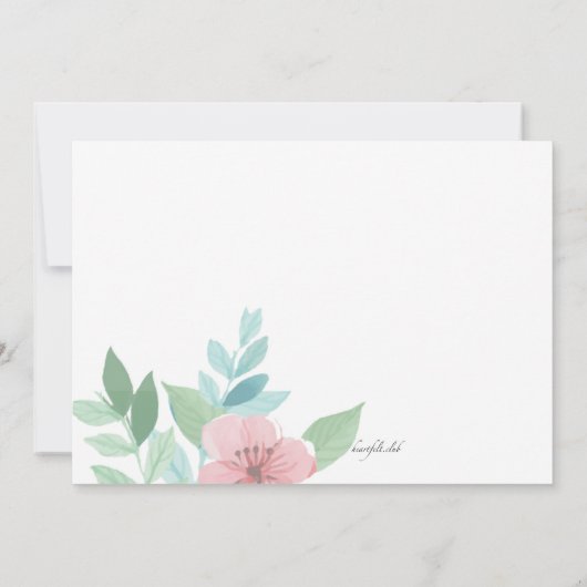 Spring Romance Notecard Notitiekaartje (Achterkant)