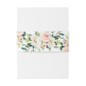 Spring Romance Wedding Bellyband Uitnodigingen Wikkel (Achterkant Voorbeeld)